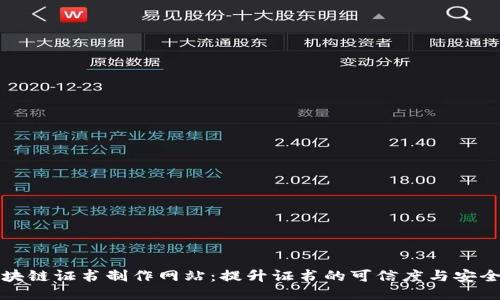 区块链证书制作网站：提升证书的可信度与安全性