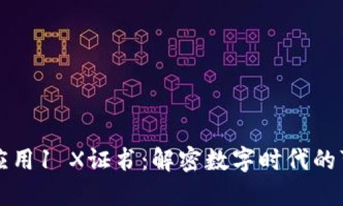 区块链应用1 X证书：解密数字时代的可信认证